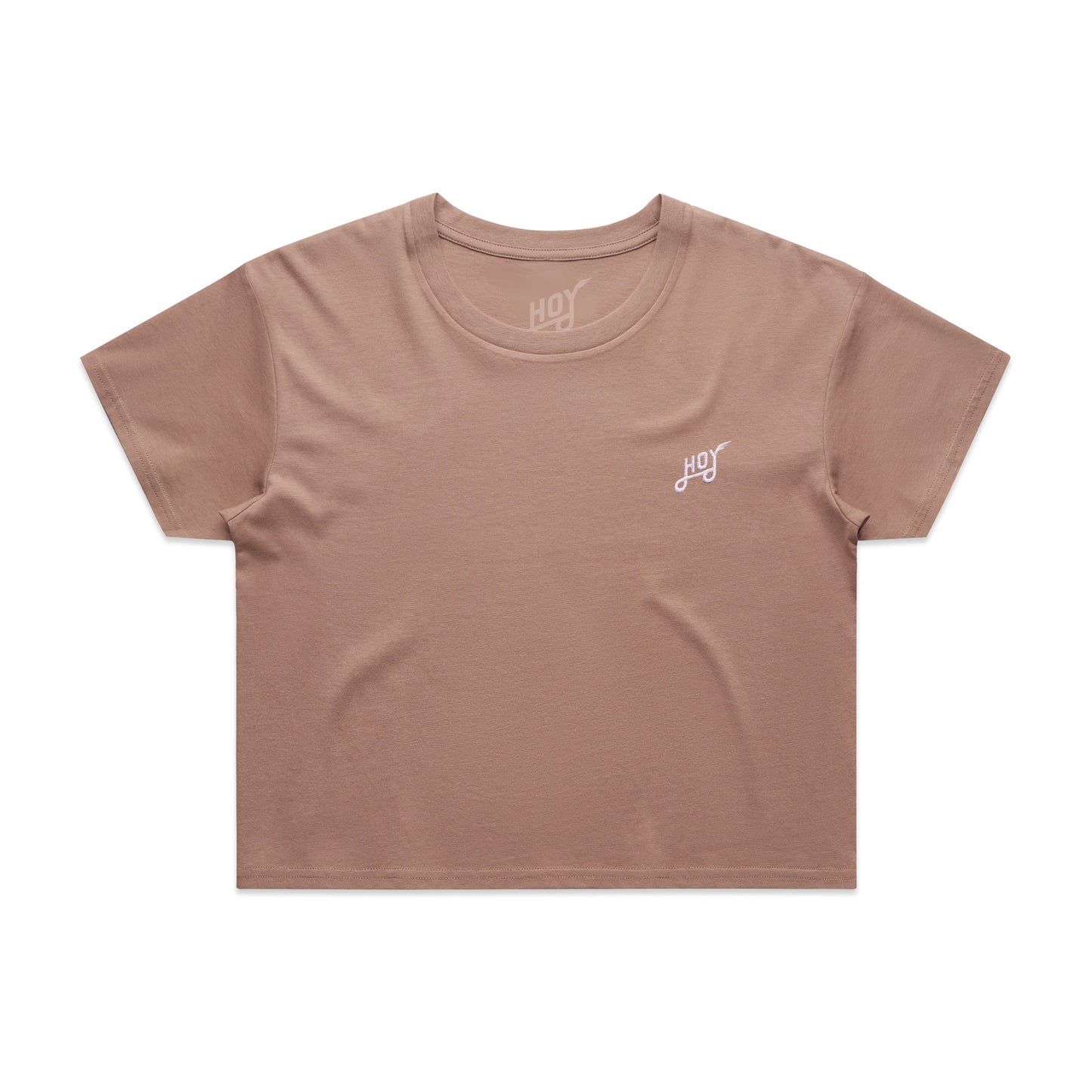 Women's Hoy Explore Crop T-shirt - Dusty Pink - Last One