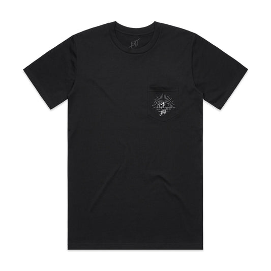 Hoy Forever Pocket T-shirt - Black