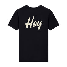 Load image into Gallery viewer, Hoy Script Organic T-shirt - Black