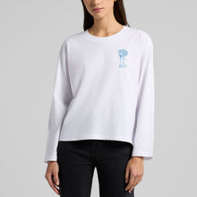 Load image into Gallery viewer, Women's Hoy Wabi-sabi Wave Wranglers Long Sleeve T-shirt - White