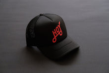 Load image into Gallery viewer, Hoy Classics Original Trucker - Black / Red
