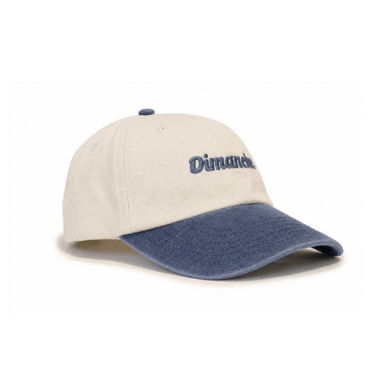 Hoy Dimanche Dad Hat - Natural / Vintage Blue
