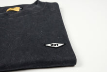 Load image into Gallery viewer, Hoy Insignia T-shirt - Black / Sea Salt
