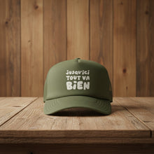 Load image into Gallery viewer, Hoy Jusqu 'ici Tout Va Bien Charity Trucker Hat - Forest - Last One