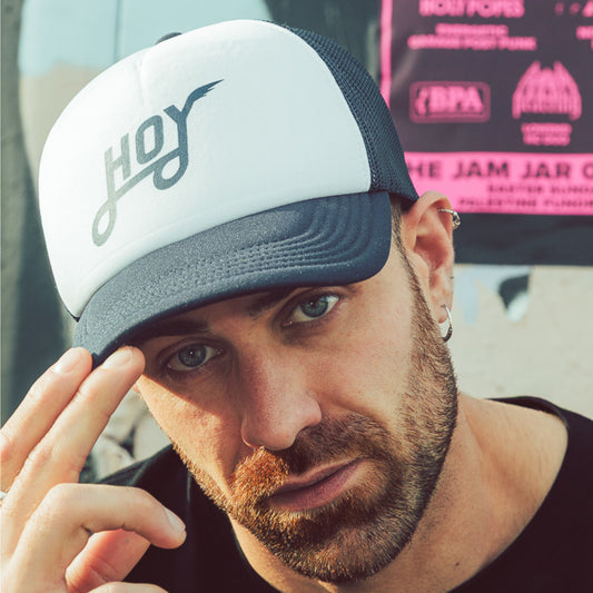 Hoy Classics Trucker Cap - Navy / White