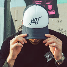 Load image into Gallery viewer, Hoy Classics Recycled Trucker Cap - Navy / White