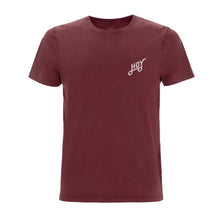 Load image into Gallery viewer, Hoy Uptown Organic T-shirt - Dusty Burgundy