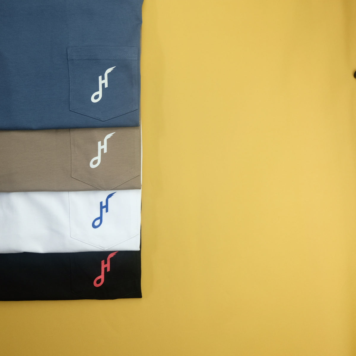 Hoy Downtown Pocket T-shirt - Petrol / Foam