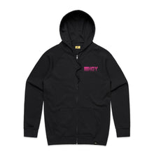 Load image into Gallery viewer, Hoy 1982 Zip Through Hoody - Black - Last One