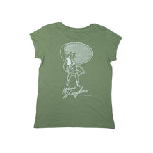 Load image into Gallery viewer, Women's Wave Wranglers Organic T-shirt - Soft Green - Last Size
