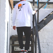 Load image into Gallery viewer, Hoy Storm Tree Long Sleeve T-shirt - White - Limited Edition