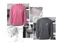 Load image into Gallery viewer, Hoy Downtown Pigment Dyed Crew Neck Sweater - Dusty Road - Last One
