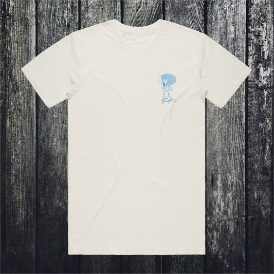 Hoy Wave Wranglers Organic T-Shirt - Vintage White