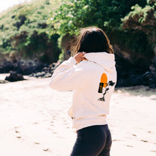 Load image into Gallery viewer, Women's Hoy Storm Tree Hooded Sweater - Ecru