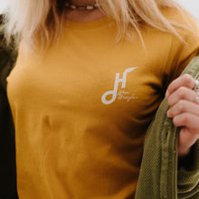 Load image into Gallery viewer, Women's Wave Wranglers Organic T-shirt - Mango - Last One