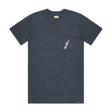 Load image into Gallery viewer, Hoy Downtown Pocket T-shirt - Petrol / Foam