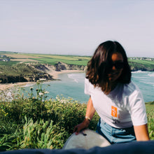 Load image into Gallery viewer, Women's Hoy Storm Tree Boy Fit T-shirt - White - Limited Edition