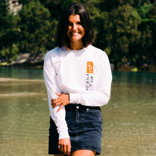 Load image into Gallery viewer, Women's Hoy Storm Tree Long Sleeve Boy Fit T-shirt - White - Limited Edition