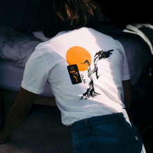Load image into Gallery viewer, Women's Hoy Storm Tree Boy Fit T-shirt - White - Limited Edition