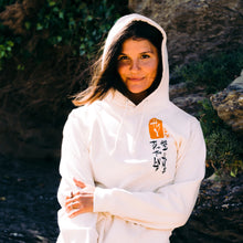 Load image into Gallery viewer, Women's Hoy Storm Tree Hooded Sweater - Ecru