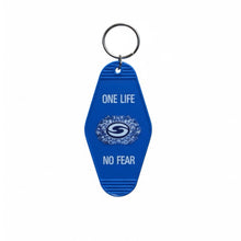 Load image into Gallery viewer, Blue Juice Motel Keyring - Blue
