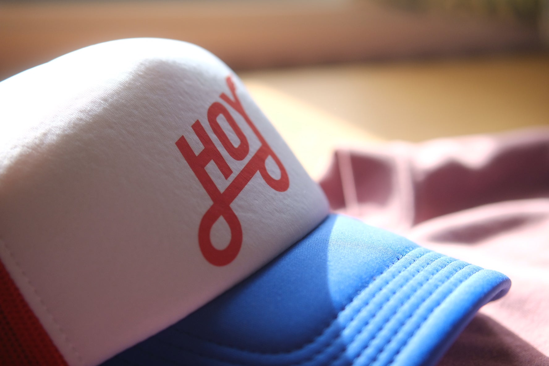 Hoy Classics Original Trucker Cap - Red / White / Blue