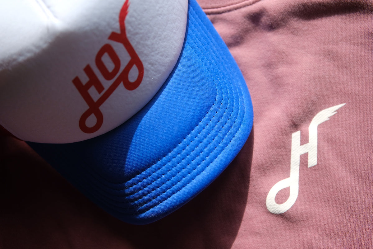 Hoy Classics Original Trucker Cap - Red / White / Blue