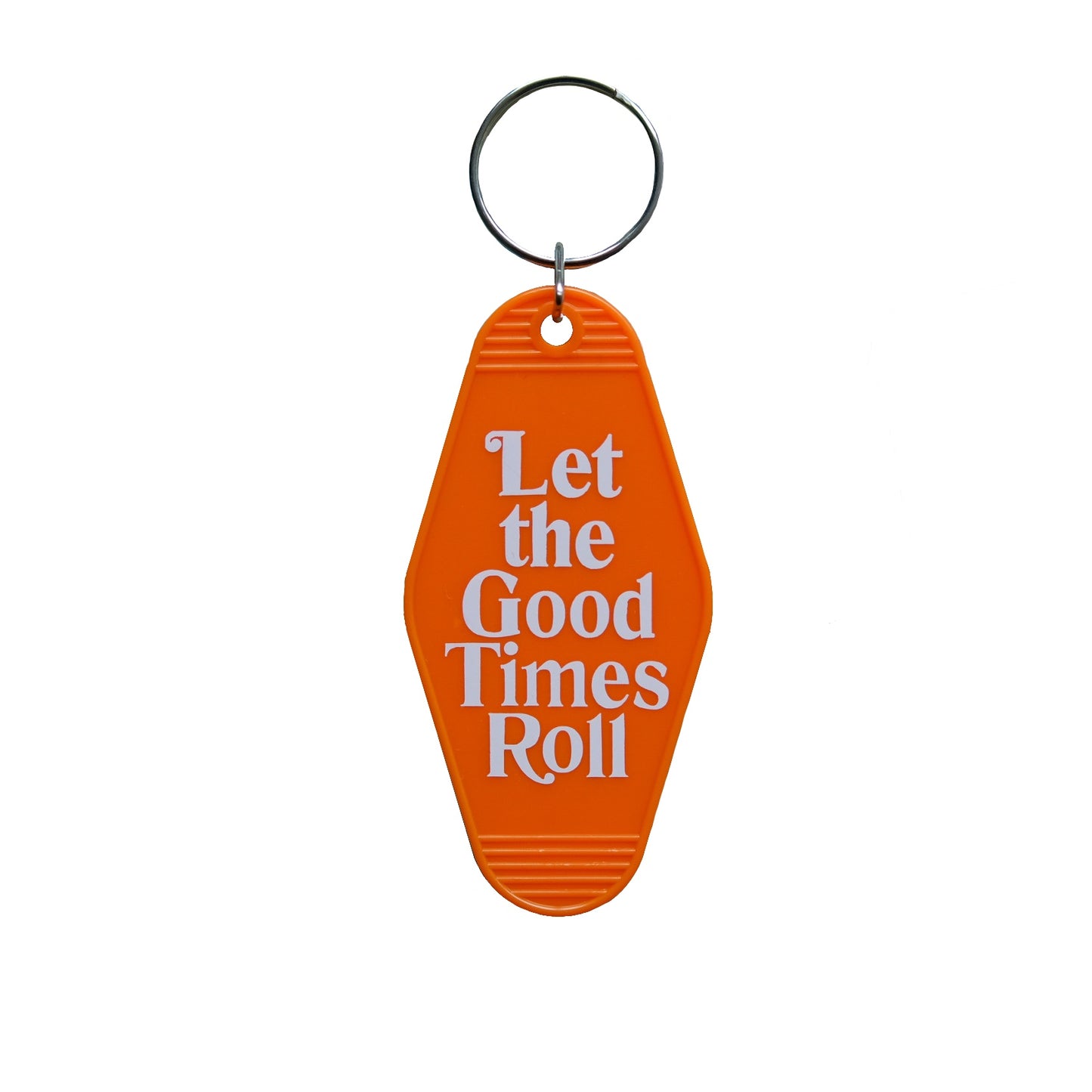 Hoy Nostalgia Motel Keyring - Let The Good Times Roll - Orange