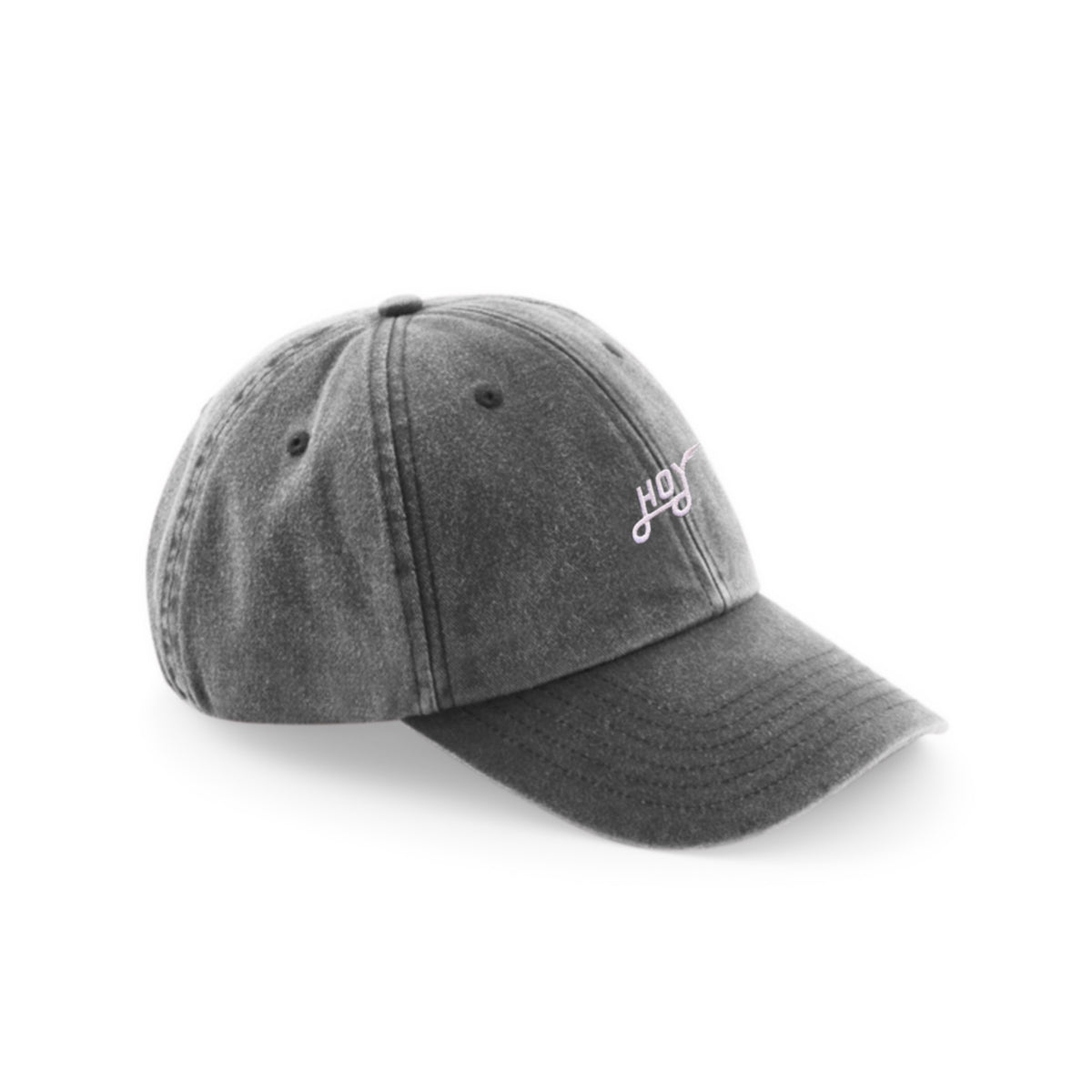 Hoy Dad Cap Vintage Black