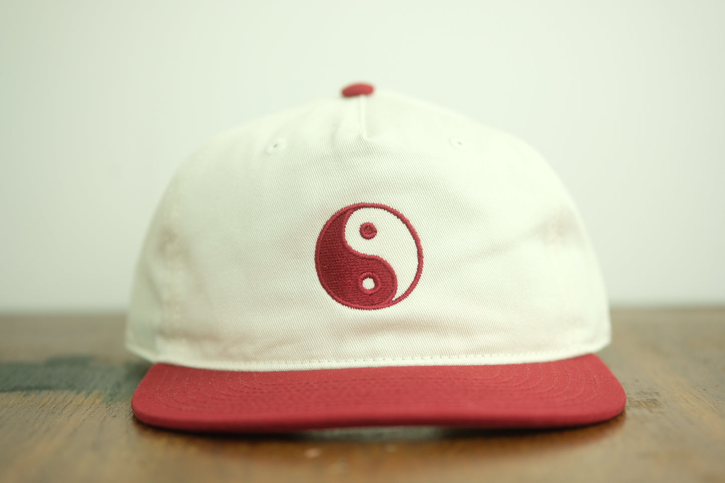 Hoy Yin Yang Five Panel Cap - Crimson