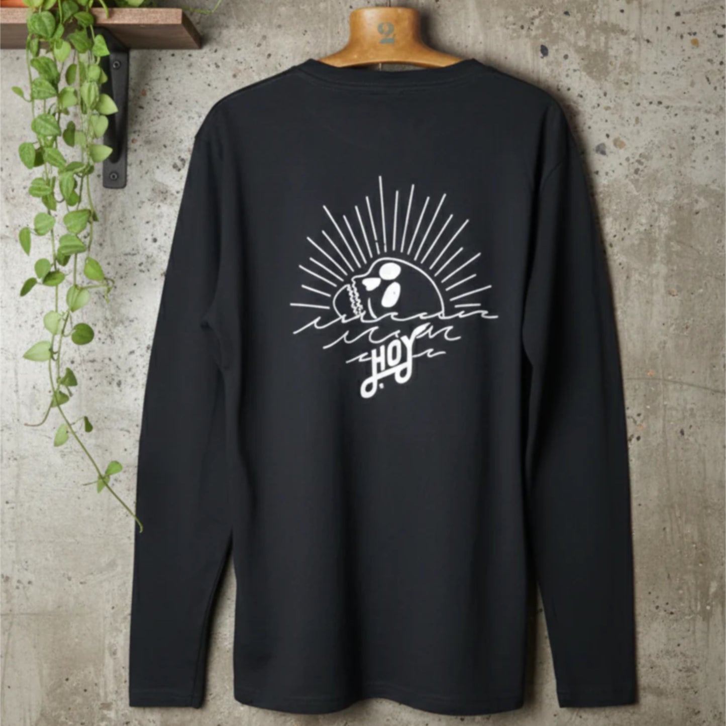 Hoy Organic Forever Long Sleeve T-shirt - Black