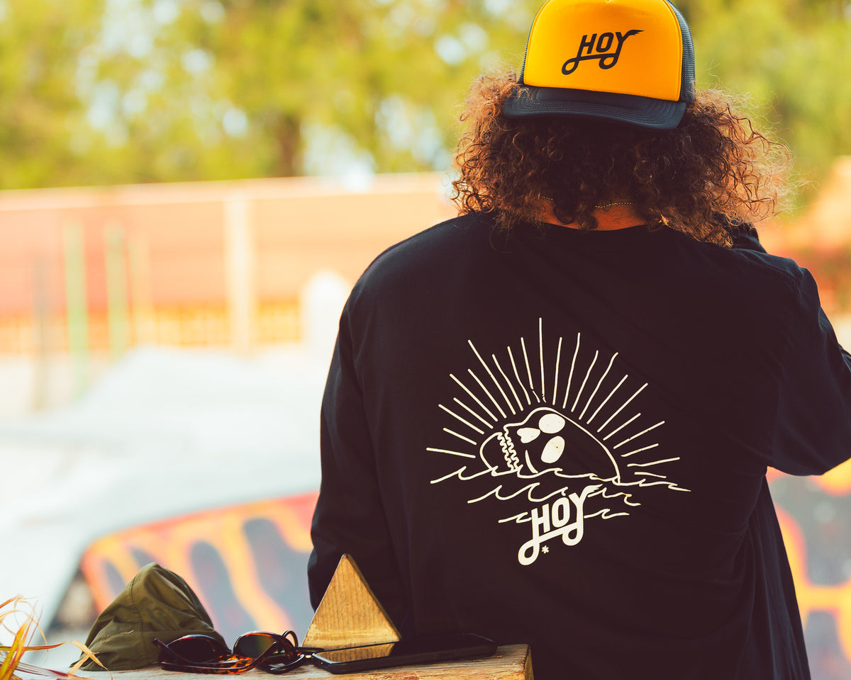 Hoy Organic Forever Long Sleeve T-shirt - Black