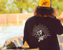 Load image into Gallery viewer, Hoy Organic Forever Long Sleeve T-shirt - Black

