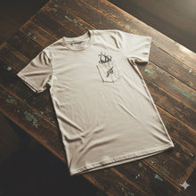 Load image into Gallery viewer, Hoy The Depths Pocket T-shirt - Bone
