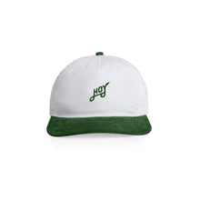 Load image into Gallery viewer, Hoy Explore Cord Five Panel - White / Forest

