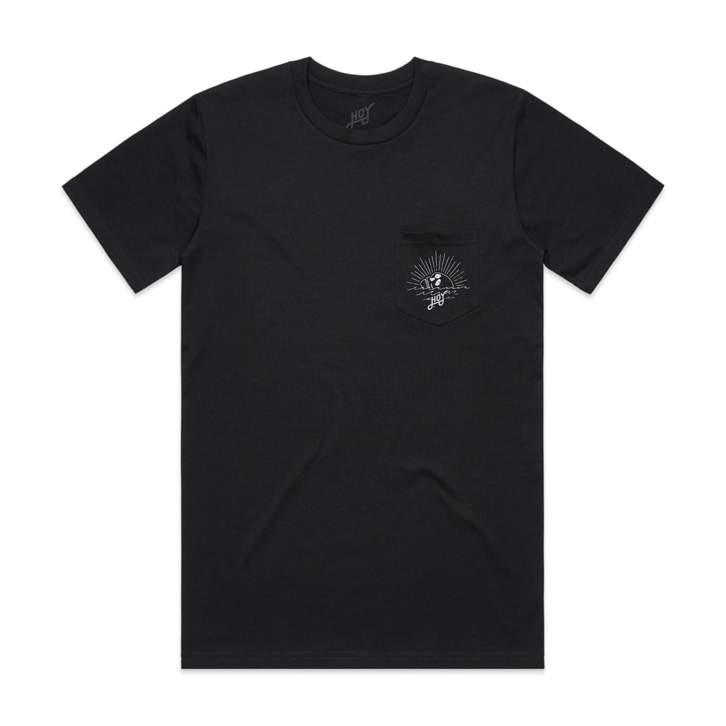 Hoy Forever Pocket T-shirt - Black