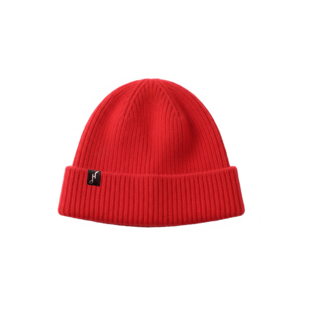 Hoy Merino Wool Beanie - Red