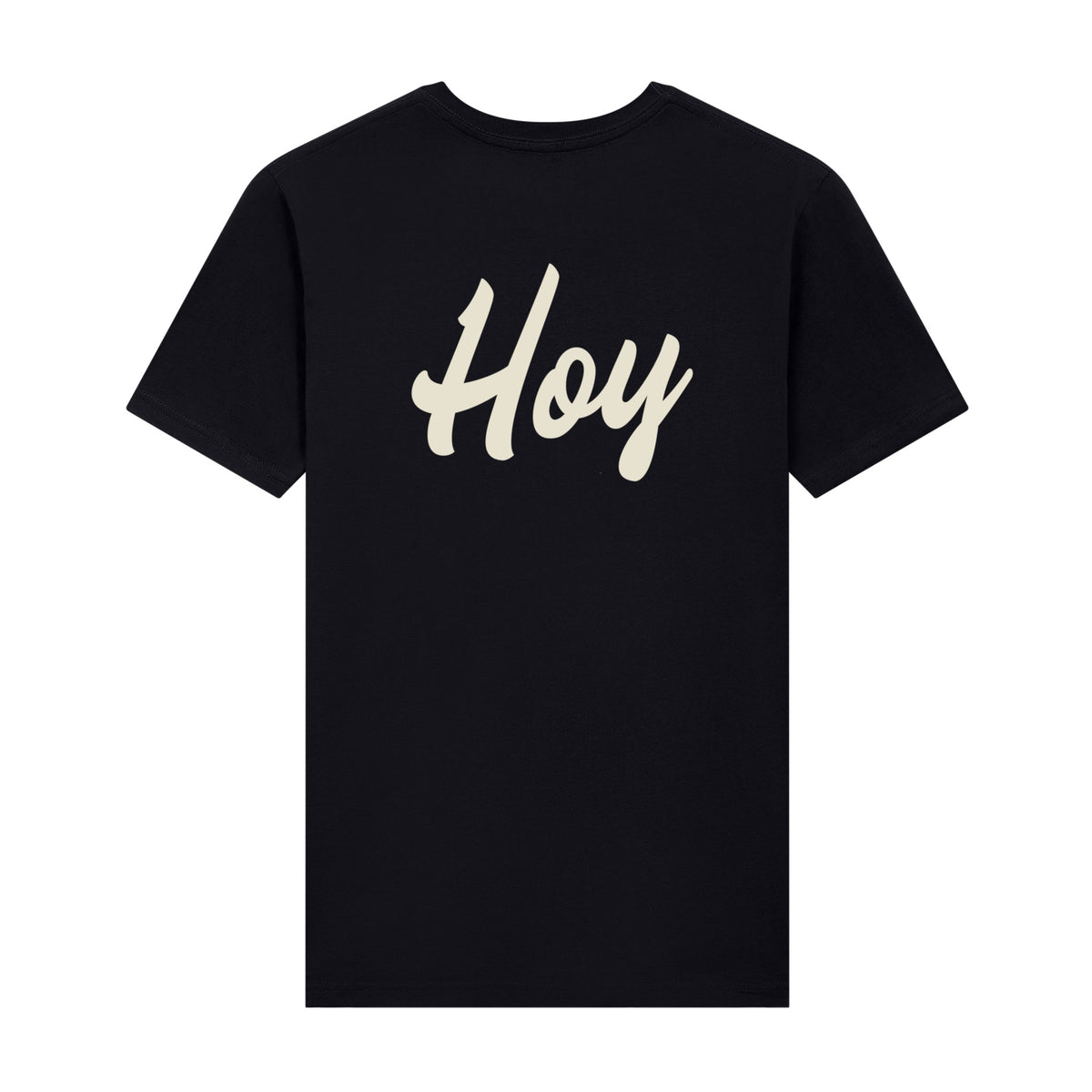 Hoy Script Organic T-shirt - Black