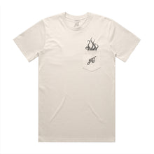 Load image into Gallery viewer, Hoy The Depths Pocket T-shirt - Bone
