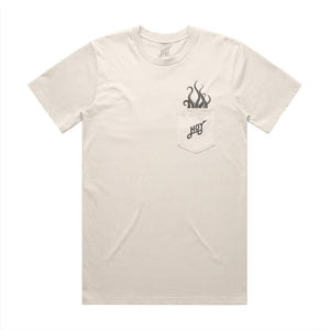 Hoy The Depths Pocket T-shirt - Bone