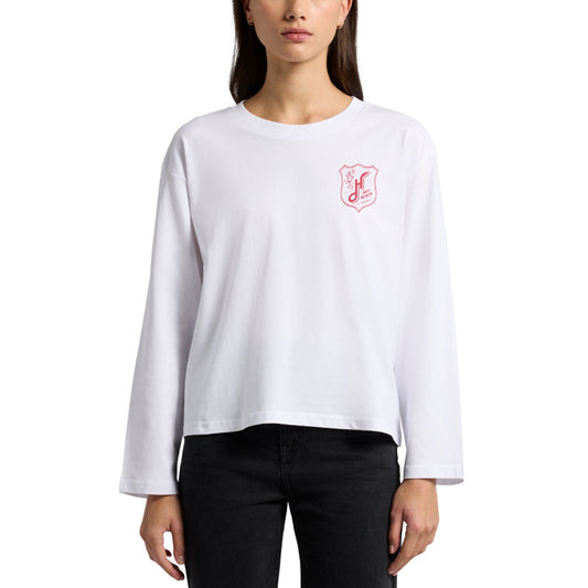 Women's Hoy Wabi-sabi Hoy Beach Long Sleeve T-shirt - White