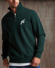Load image into Gallery viewer, Hoy Classics 1/4 Zip Sweater - Deep Green
