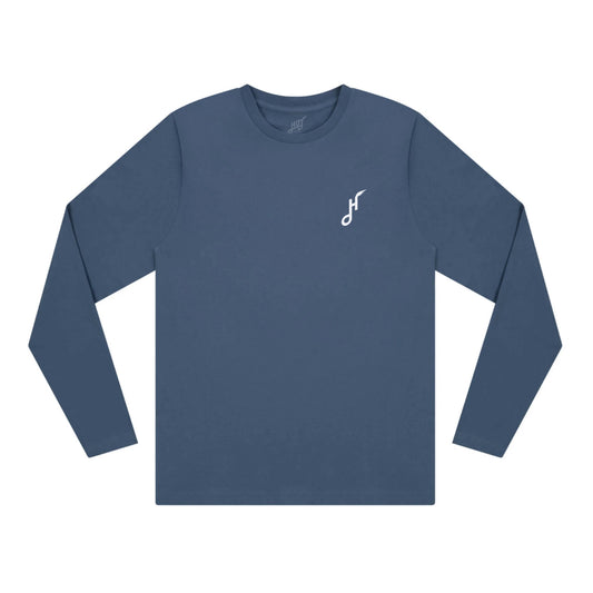 Hoy Classics Downtown Organic Long Sleeve T-shirt - Pale Blue