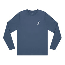Load image into Gallery viewer, Hoy Classics Downtown Organic Long Sleeve T-shirt - Pale Blue
