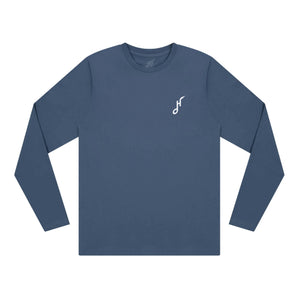 Hoy Classics Downtown Organic Long Sleeve T-shirt - Pale Blue