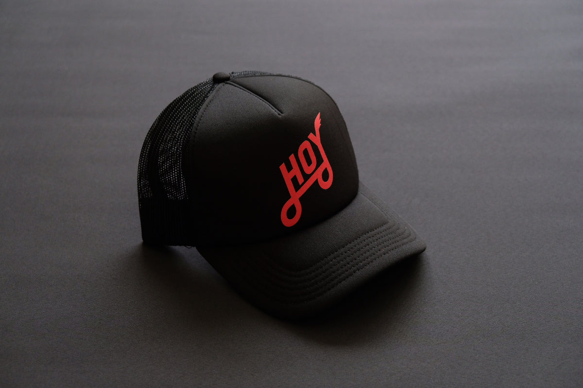 Hoy Classics Original Trucker - Black / Red