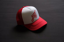 Load image into Gallery viewer, Hoy Classics Original Trucker Cap - Red / White
