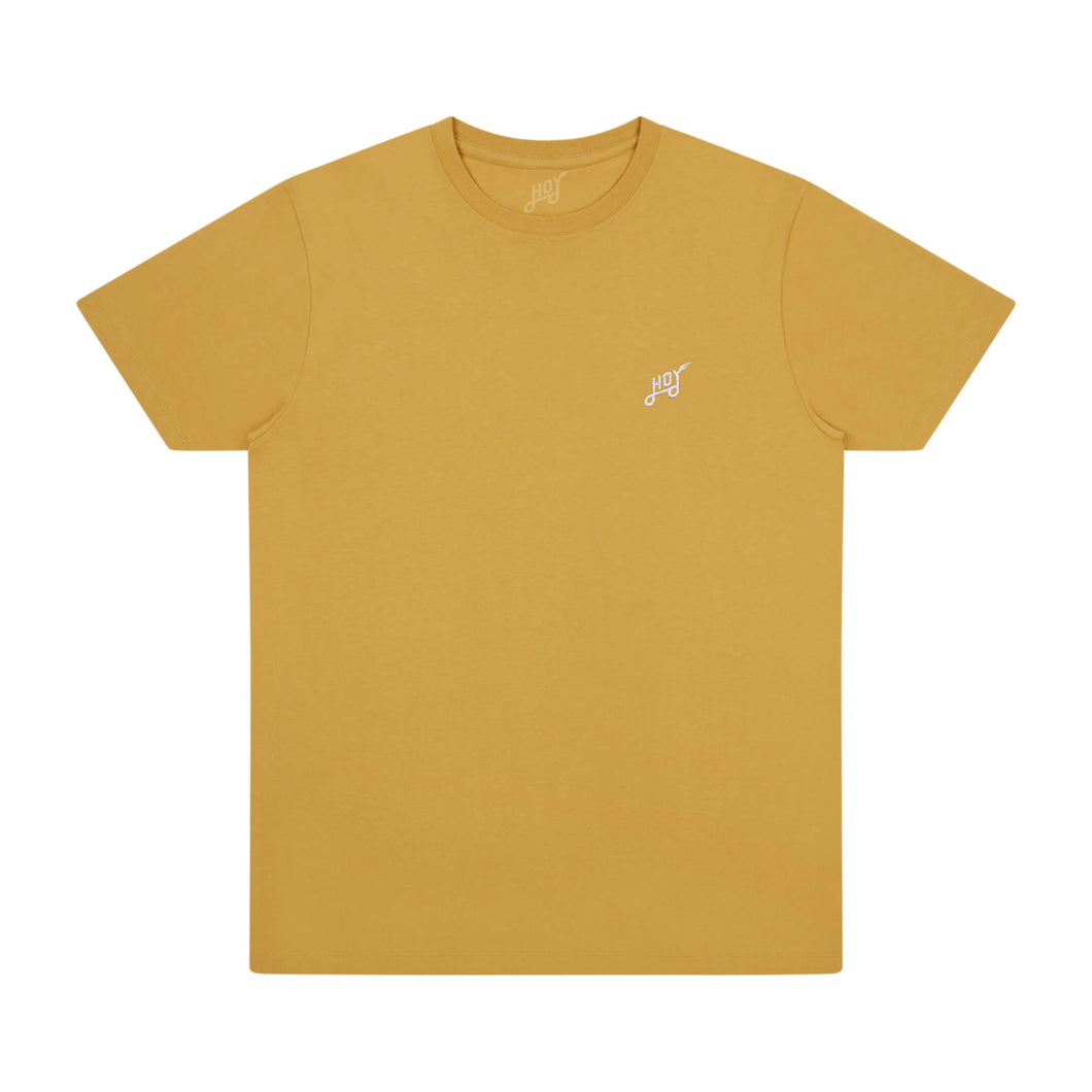 Hoy Explore Organic T-shirt - Faded Mustard