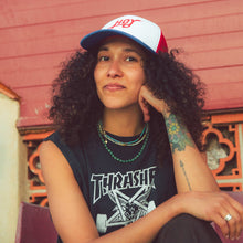 Load image into Gallery viewer, Hoy Classics Original Trucker Cap - Red / White / Blue
