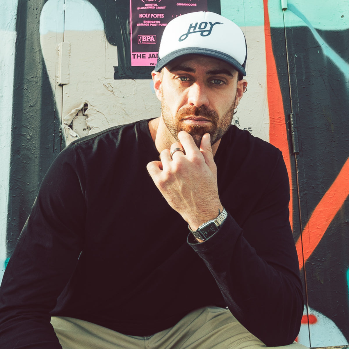 Hoy Classics Trucker Cap - Navy / White